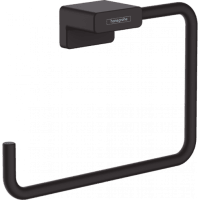 Кольцевой держатель полотенец hansgrohe AddStoris 41754670 матовый черный