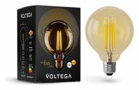 Лампа светодиодная Voltega шар (Globe) E27 6Вт 2800K 7084