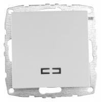 Выключатель одноклавишный с подсветкой без рамки Mono Electric Despina / Larissa 500-001925-101