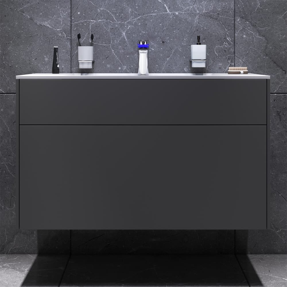 Тумба под раковину AM.PM Inspire V2.0 M50AFHX1003GM 100 см графит матовый