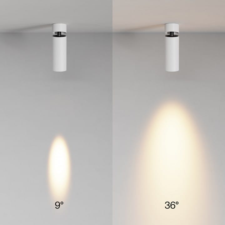 Светильник на штанге Maytoni Technical Фокус C055CL-L12W2.7K-SS-W