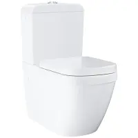 Унитаз-компакт Grohe Euro Ceramic 3946200H безободковый, торнадо, с сиденьем микролифт, альпийский белый