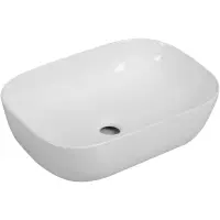 Раковина-чаша Oliveeka 9387B 45,5x32,5 см, накладная, белый