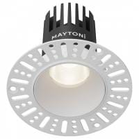 Встраиваемый светильник Maytoni Technical Омут DL119-10W-4K-TRS-W