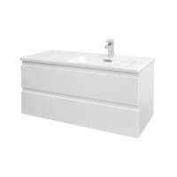 Тумба под раковину 100 см Jacob Delafon Madeleine EB2055-J5 правая блестящий белый