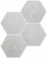 DURSTONE SIX Saona Керамогранит Blanco 23x27 глазурованный матовый