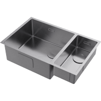 Кухонная мойка Omoikiri Taki 69-2-U/IF-L Side 4997049 нержавеющая сталь