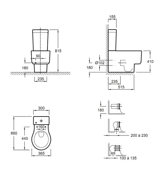 Бачок для унитаза Jacob Delafon Formilia Viragio E4771-00