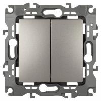 Переключатель двухклавишный без рамки Эра Эра 12 12-1106-16