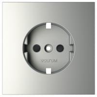 Накладка для розетки с заземлением и со шторками Voltum S70 VLS000705