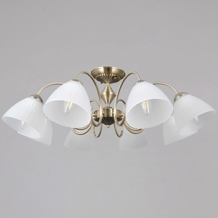 Люстра на штанге ILLUMICO  IL0897-8CSQ-26 AB ELITE