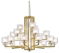 Подвесная люстра Newport ALEXANDRA 4412+6+3/C mat.gold