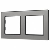 Рамка на 2 поста Arlight GLARE 043798