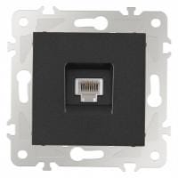 Розетка телефонная RJ-11 без рамки Arte Milano am-203 203.51-1.black