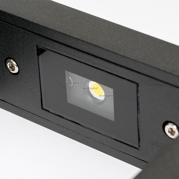 Наземный низкий светильник Arlight LGD-PATH-FRAME-H650-7W Warm3000 (BK 100 deg 230V) 021929(1)