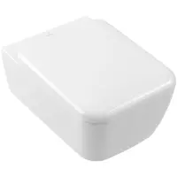 Унитаз подвесной Villeroy & Boch Skyla 4682CL01 безободковый, торнадо, с сиденьем микролифт, альпийский белый