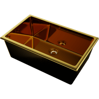 Кухонная мойка Omoikiri Okinoshima 76-U/I 4993041 золото глянцевое