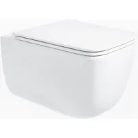 Унитаз подвесной Vincea Lina VT1-53T безободковый, торнадо, с сиденьем микролифт, белый