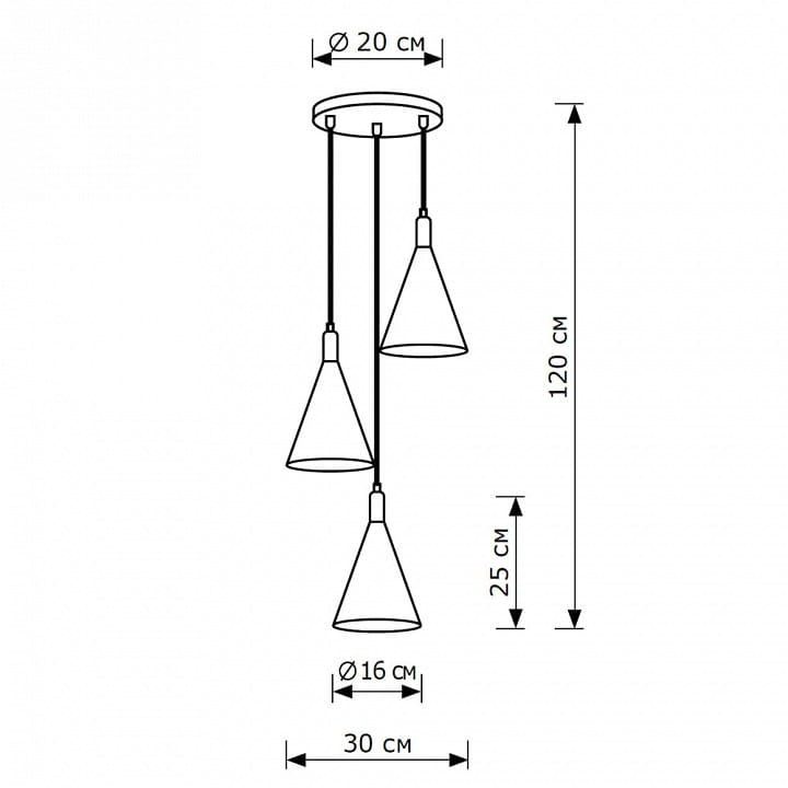 Подвесная люстра Lighthall Glaro LH012091