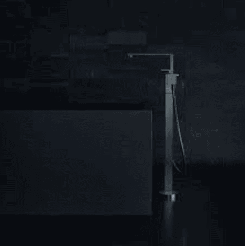 Напольный смеситель для ванны Axor Edge 46441000 с душевым гарнитуром