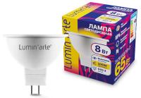 Лампа светодиодная Luminarte GU5.3 8Вт 3000K LSTD-MR16-8W3KGU5.3