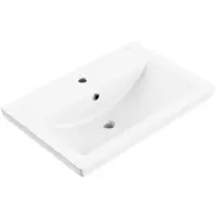 Раковина IDDIS Optima Home 4076000i28 61x40,7 см, накладная, подвесная, белый