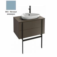 Тумба под раковину 80 см Jacob Delafon Nouvelle Vague EB3039-M43 нежный аквамарин