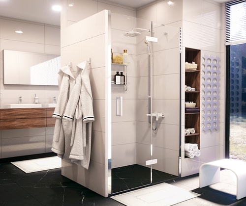 Душевая дверь WasserKRAFT Aller 10H05RWHITE R