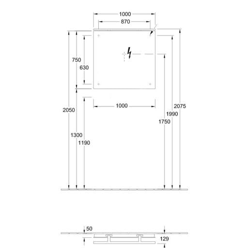 Зеркало с подсветкой Villeroy&Boch More to See A404 (A4041000)