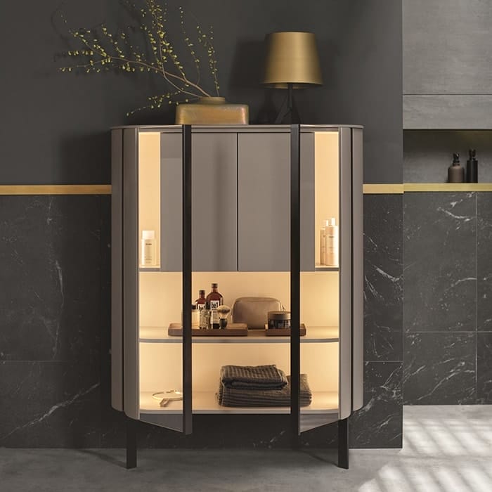 Тумба Burgbad Lavo 2.0 101 SGCK101 F5045 G0227 базальтовый серый матовый