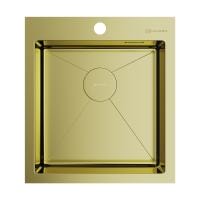 Кухонная мойка Omoikiri Akisame 46-LG нержавеющая сталь/светлое золото 4973081