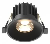 Встраиваемый светильник Maytoni Technical Раунд DL058-12W3K-B