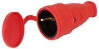 Розетка с заземлением Эра  RX10-R-IP44