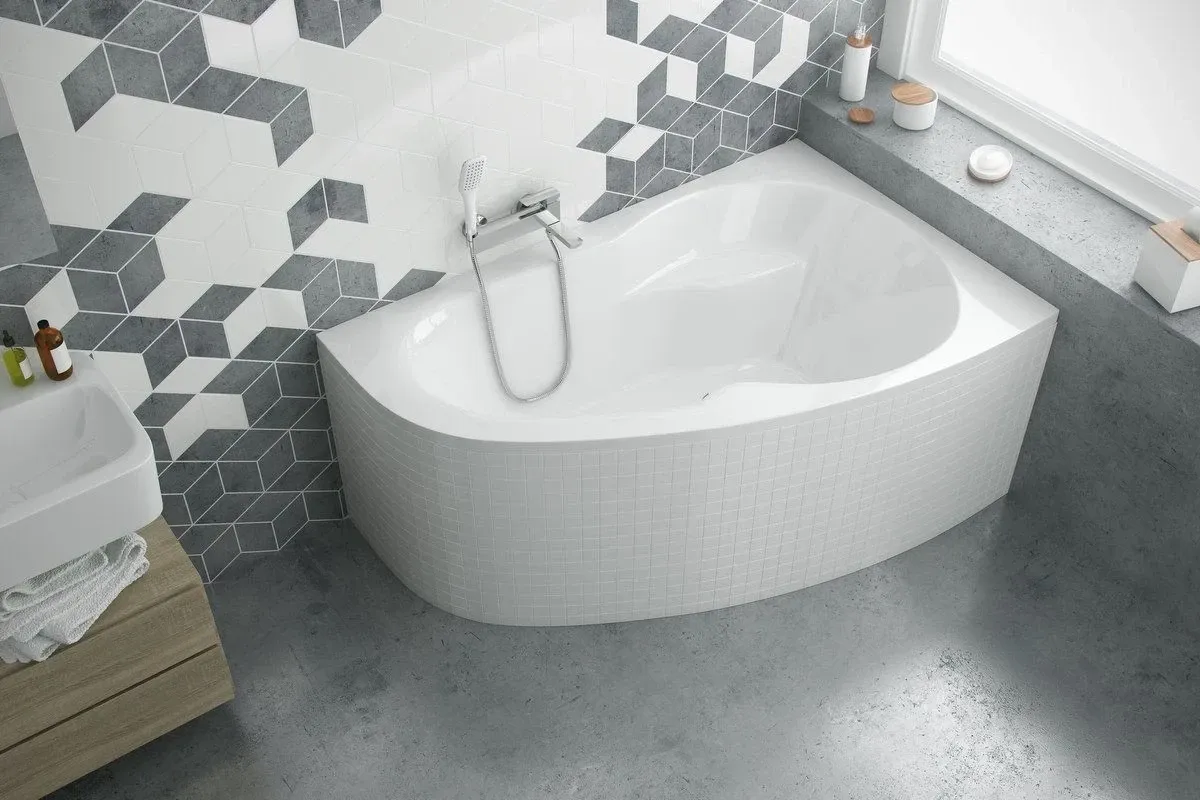 Акриловая ванна 150x95 см правая Excellent Newa Plus WAEX.NEP15WH