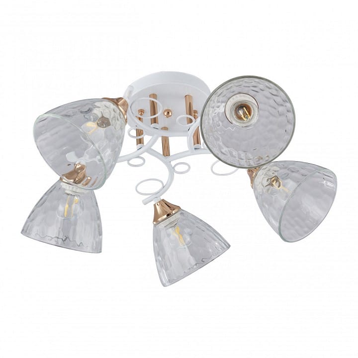 Потолочная люстра Arte Milano AMALFI-321395 321395/5A WH+FG