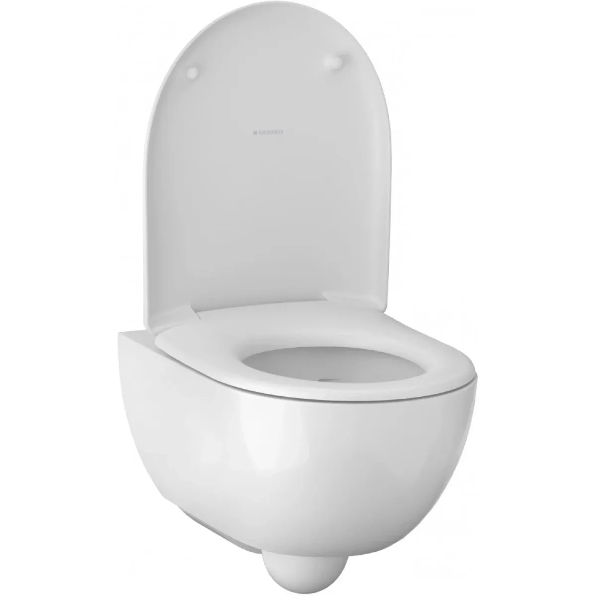 Унитаз подвесной Geberit Renova Compact 500.803.00.1 безободковый, с сиденьем микролифт, белый