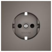 Накладка для розетки с заземлением и со шторками Voltum S70 VLS000714