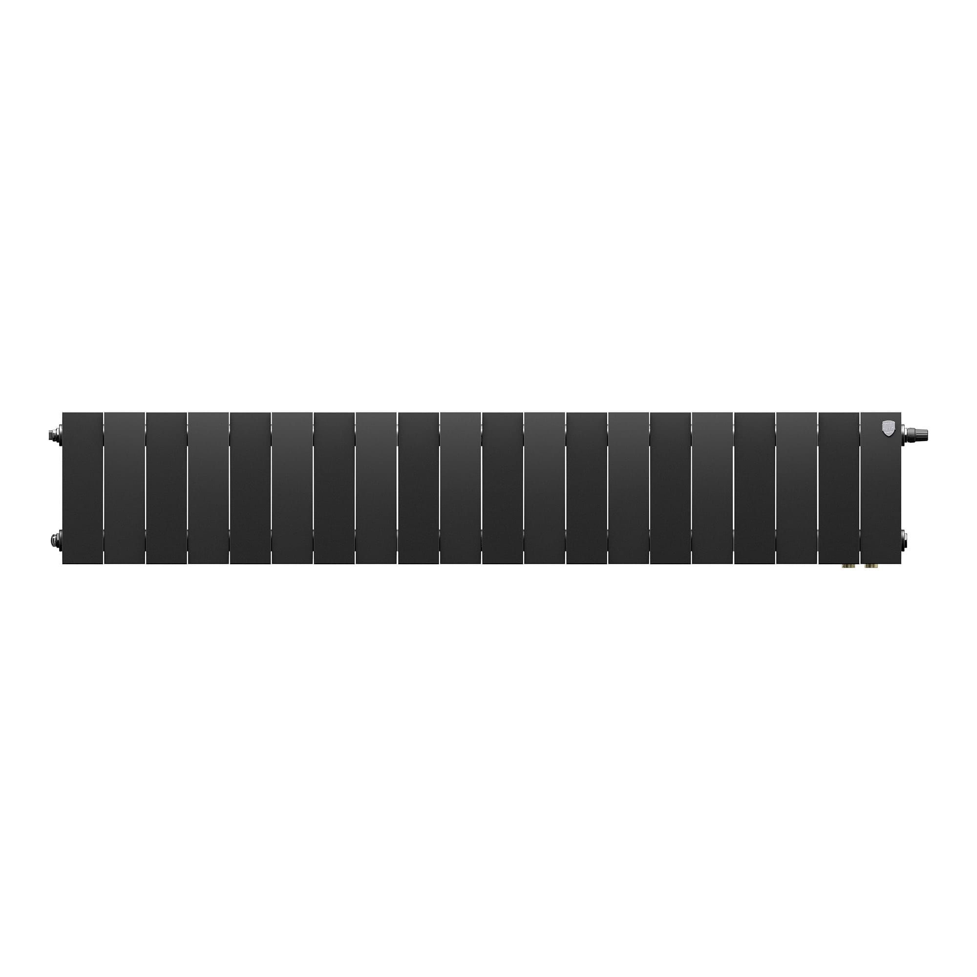 Радиатор биметаллический Royal Thermo PianoForte 200 Чёрный VR80- 20 секц.