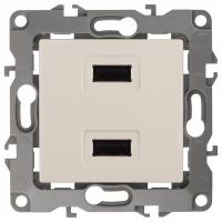 Розетка USB, без рамки Эра Эра 12 12-4110-02
