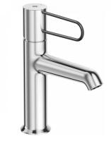 Смеситель для раковины Jacob Delafon Odeon Rive Gauche E21028-BL-CP хром ручка черная