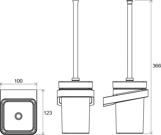 Держатель для туалетной щётки Ravak 10° TD 410.00 X07P330