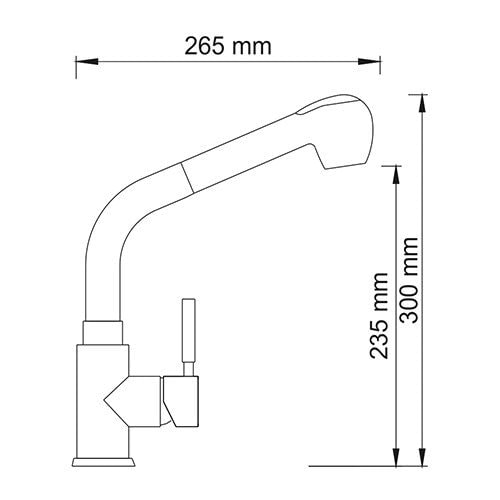 Смеситель для кухни WasserKraft A8237