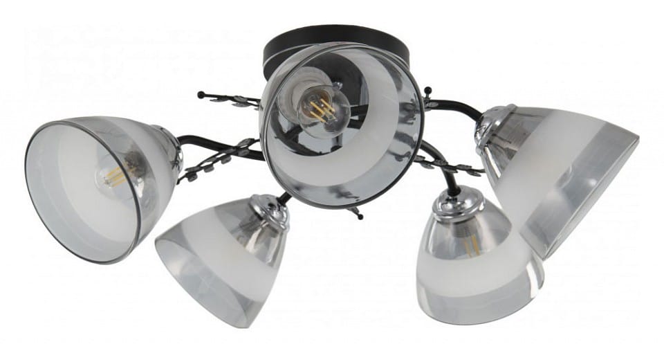 Потолочная люстра Arte Milano AMALFI-327685 327685/5A BK+CR