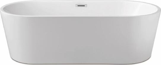 Акриловая ванна Aquatek Ово 180x80 см AQ-99880, белый