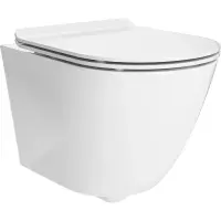 Унитаз подвесной Kerama Marazzi Sfera SF.wc.02 безободковый, белый глянец
