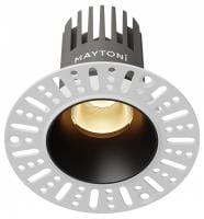 Встраиваемый светильник Maytoni Technical Омут DL124-10W-2.7K-TRS-B