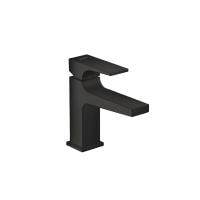 Смеситель для раковины hansgrohe Metropol 100 32500670 со сливным клапаном Push-Open матовый черный