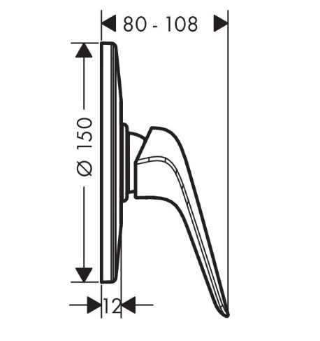 Смеситель для душа hansgrohe Novus 71068000
