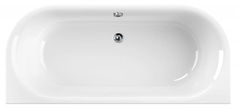Акриловая ванна Cezares Metauro 180x80 METAURO-wall-180-80-40-W37