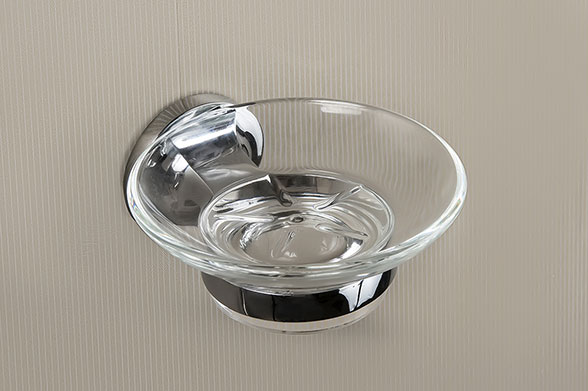 Мыльница стеклянная Nofer Hotel 16413.B